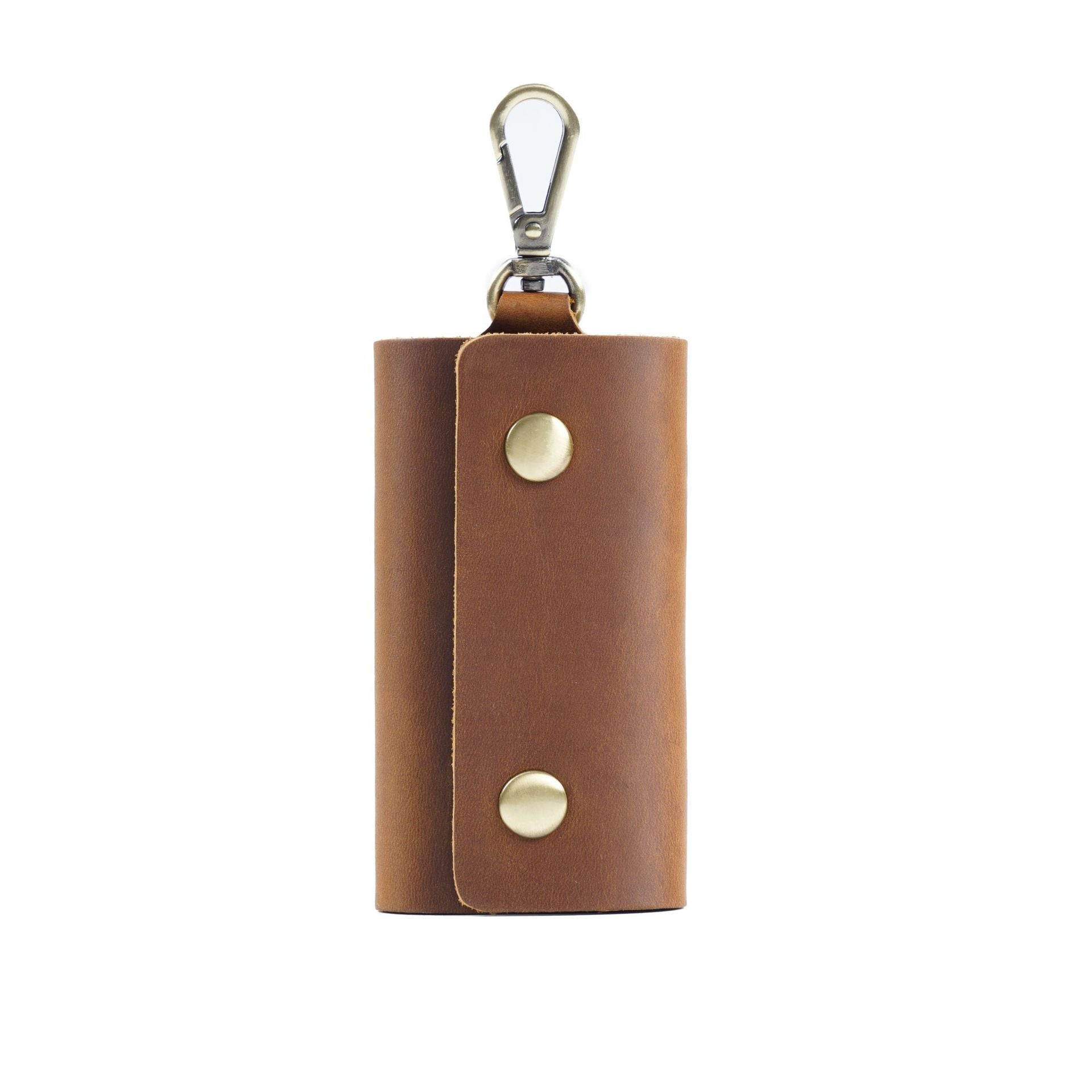 Wholesale Casual Vintage Top Layer Cowhide Multifunctional Leather Keychain